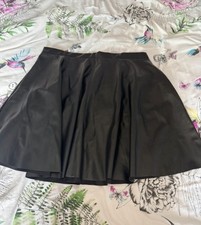 Ladies Faux Leather Mini Skirt