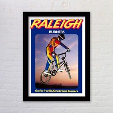 Framed Vintage  Raleigh Burner
