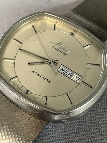 Vintage mido ocean star quartz - vintage,