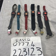 A Bundle Off Front Wheelchair Straps -all Well Used But In Good Working Order