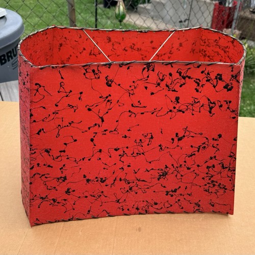 Vintage mcm fiberglass red - vintage,