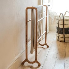 Graham and Green Wooden Towel Stand