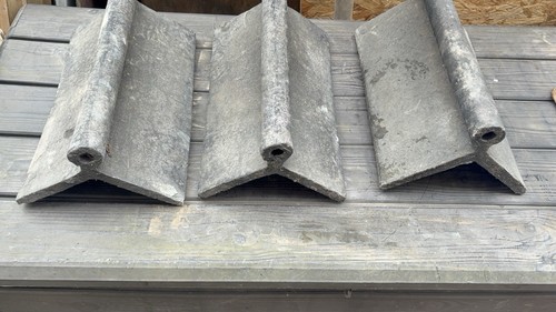 Reclaimed antique ridge tiles - reclaimed,