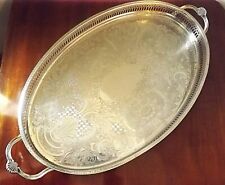 Vintage Silver Plated Oval