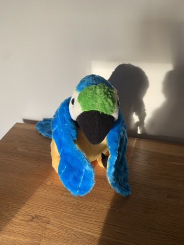 Wild republic parrot soft toy - soft,