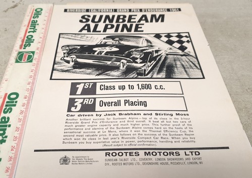 1961 sunbeam alpine - 1961,