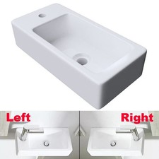 Small White Bathroom Wall Hung