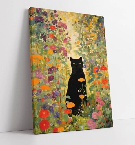 Gustav klimt black cat - gustav,