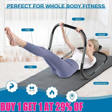 Abdominal Trainer Crunch Roller Sit Up Ab Exercise Machine Home Gym Abs Work Out