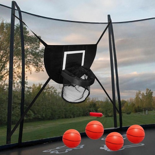 Trampoline basketball hoop - basketball,