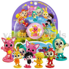 Pinkfong Wonderstar Detective Pinkpong Hogi Figure 6 Set Poki Myon Jenny Rachel