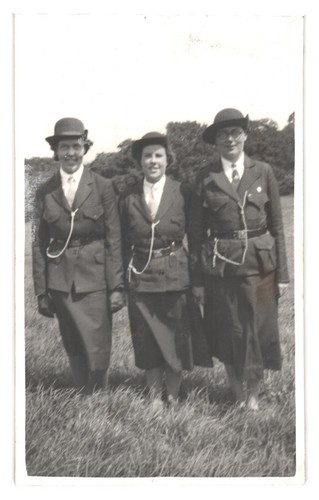 Vintage girl guide leaders - girl,