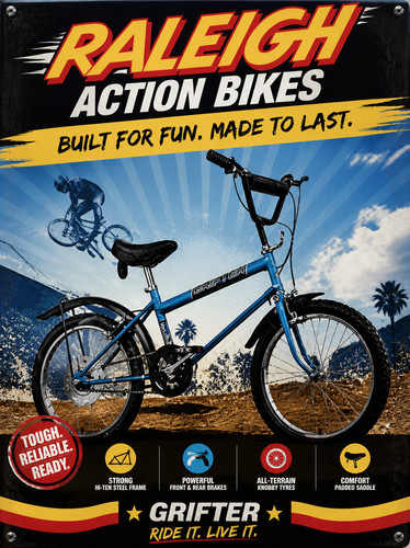 Classic raleigh grifter - classic, bike