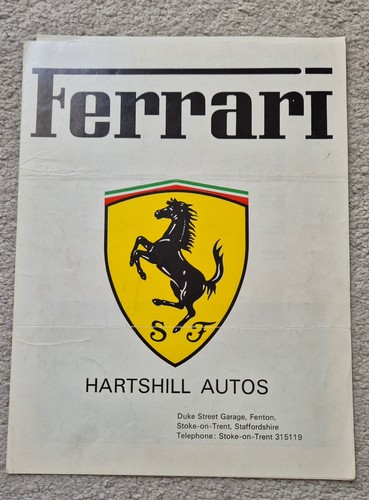 Ferrari car sales brochure - sales,