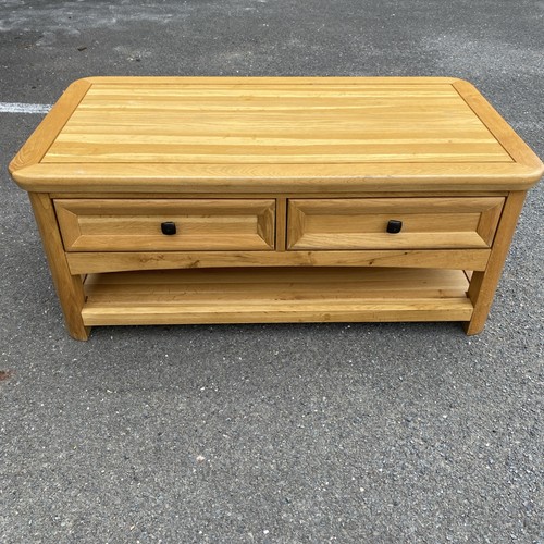 Coffee table oak wood 110 - table,