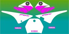 Yamaha PW80 PW 80 pink factory style graphic / decal kit FREE UK SHIPPING