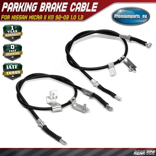 Handbrake cable rear - rear, side