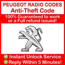 PEUGEOT RADIO CODE Bipper