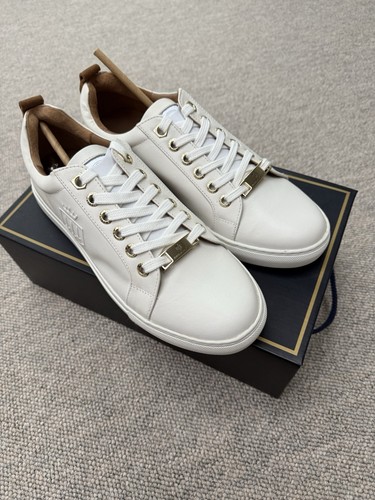 Fairfax favor white leather - &,