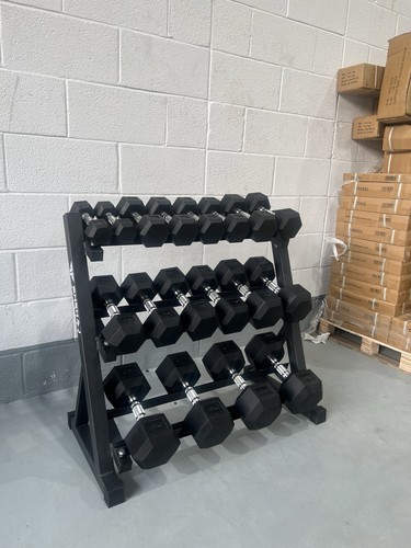 Hex dumbbell 18kg set - dumbbell,
