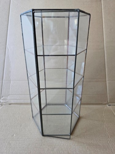 Metal and glass shelf - metal,