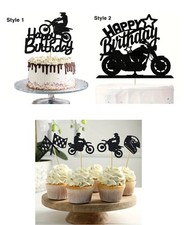 Motorbike Cake Topper/Cupcake