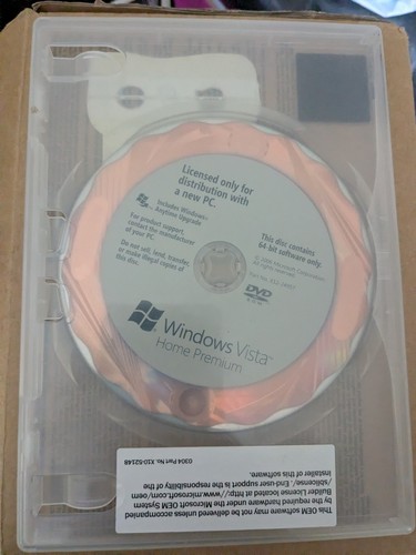 Windows vista home - premium, dvd