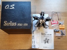 Boxed OS Sirius FR5-300 5 cylinder radial R/C model engine