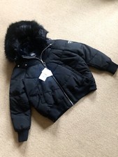 Zara Black Hooded Water