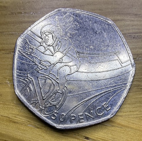 2011 olympic 50p fifty pence - olympic,