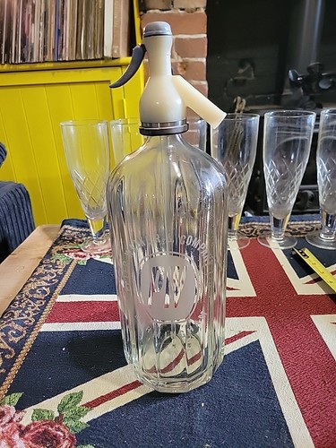 Soda syphon etched peter - soda,