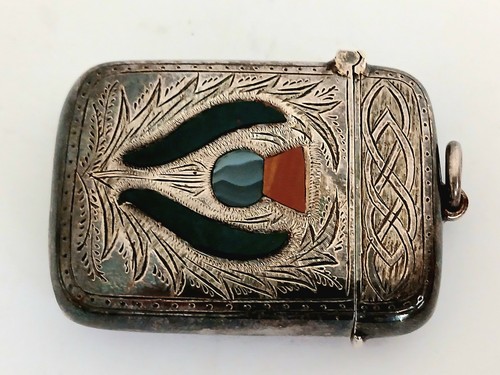 Scottish silver plated agate - scottish,