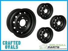 16" SATIN BLACK Wolf Style HD Steel Wheels Rims for Land Rover Defender x 4