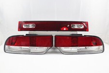 ~Fits-1989~1994-240SX S13 Hatchback Red LED Tail Lights+Center Piece Lamp 89-94