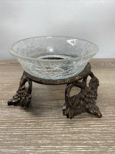 Crystal ball stand - crystal, grape