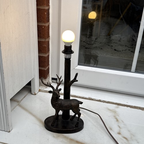 Sculpture stag table lamp - stag,