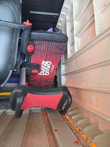 Buggy board with seat and - buggy,