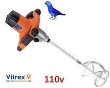 Vitrex MIXPLUSIND Power Mixer 1400w 110v Cement Plaster Mortar Paint Paddle