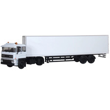 Oxford SP184A DAF 3300 Short Van Trailer White 1:76 Scale