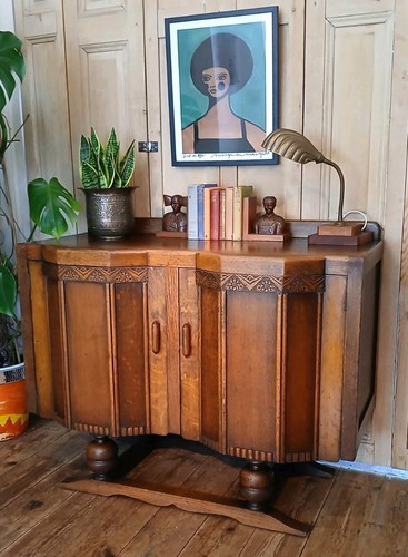 Art deco sideboard oak - sideboard,