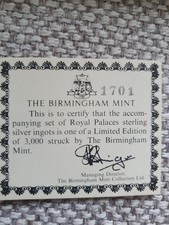 Birmingham Mint Royal Palaces