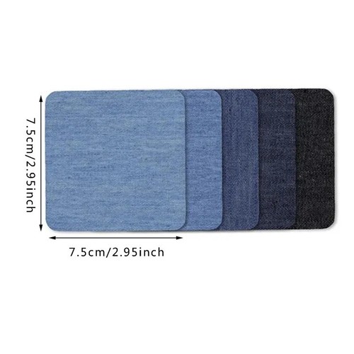 5pcs iron denim patches - iron,