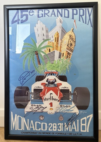 1987 monaco poster - 1987, gp
