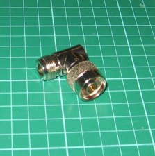 ONE GOOD QUALITY N-TYPE  TO N-TYPE RIGHT ANGLE ADAPTOR 
