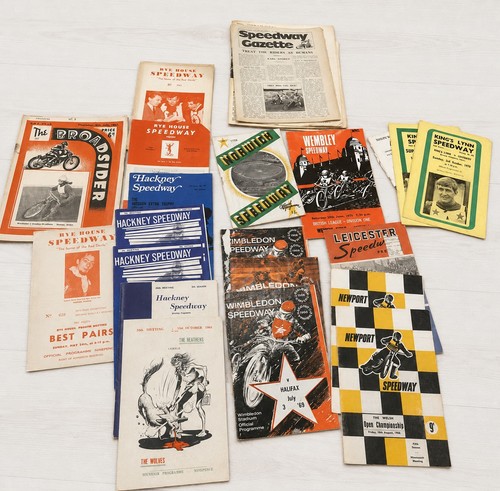 Vintage speedway programmes - vintage,