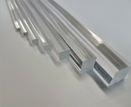 Bar rod acrylic plastic square - acrylic,
