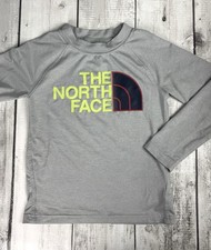 The North Face Sun Protection T-shirt Boys XSmall Gray UV UPF 40+ 0002