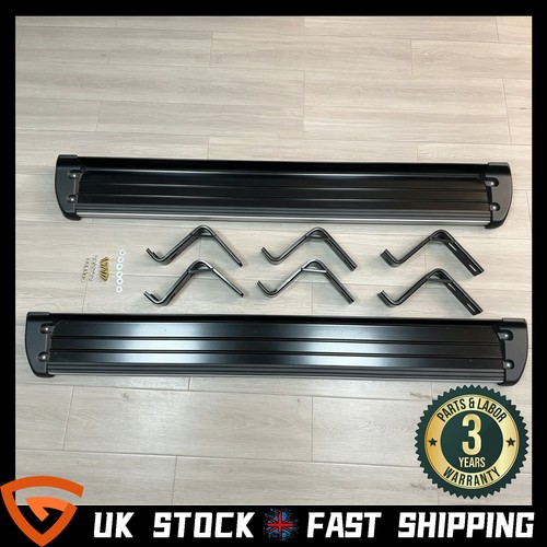 Pair side steps - pair, aluminium