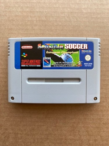 Super nintendo sensible soccer - super,