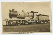 4.4.0. Express Engine No A 781 Vintage Steam Train Postcard S20